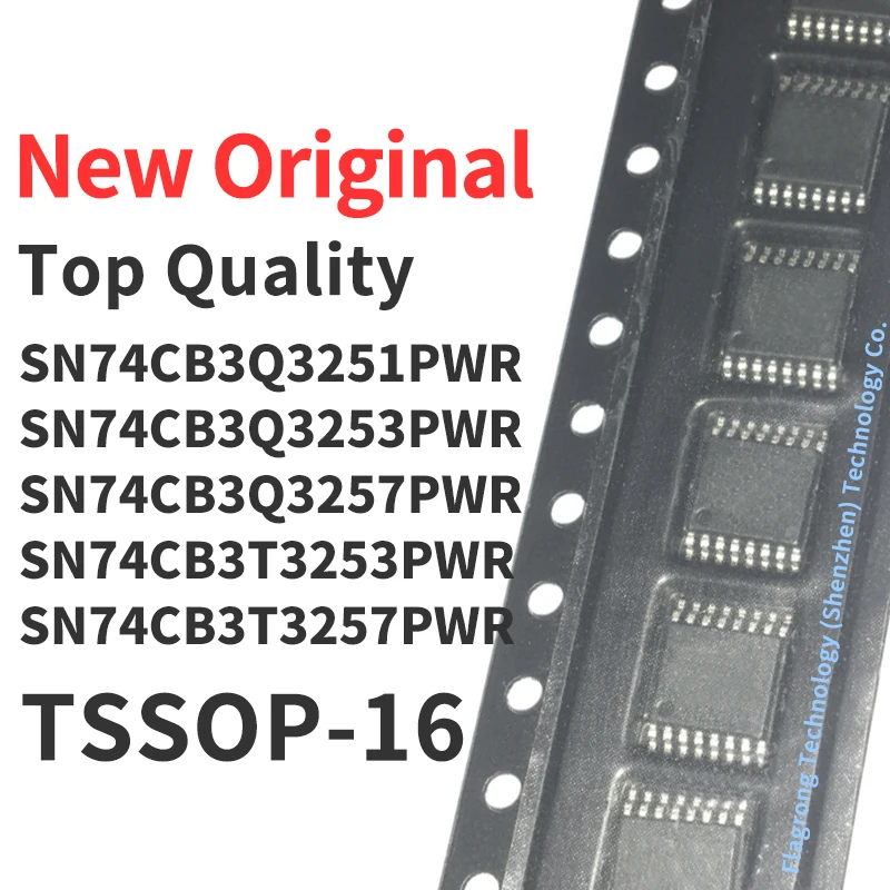 10 Pieces SN74CB3Q3251PWR SN74CB3Q3253PWR SN74CB3Q3257PWR SN74CB3T3253PWR SN74CB3T3257PWR TSSOP-16 Chip IC New Original
10 Pieces SN74CB3Q3251PWR SN74CB3Q3253PWR SN74CB3Q3257PWR SN74CB3T3253PWR SN74CB3T3257PWR TSSOP-16 Chip IC New Original