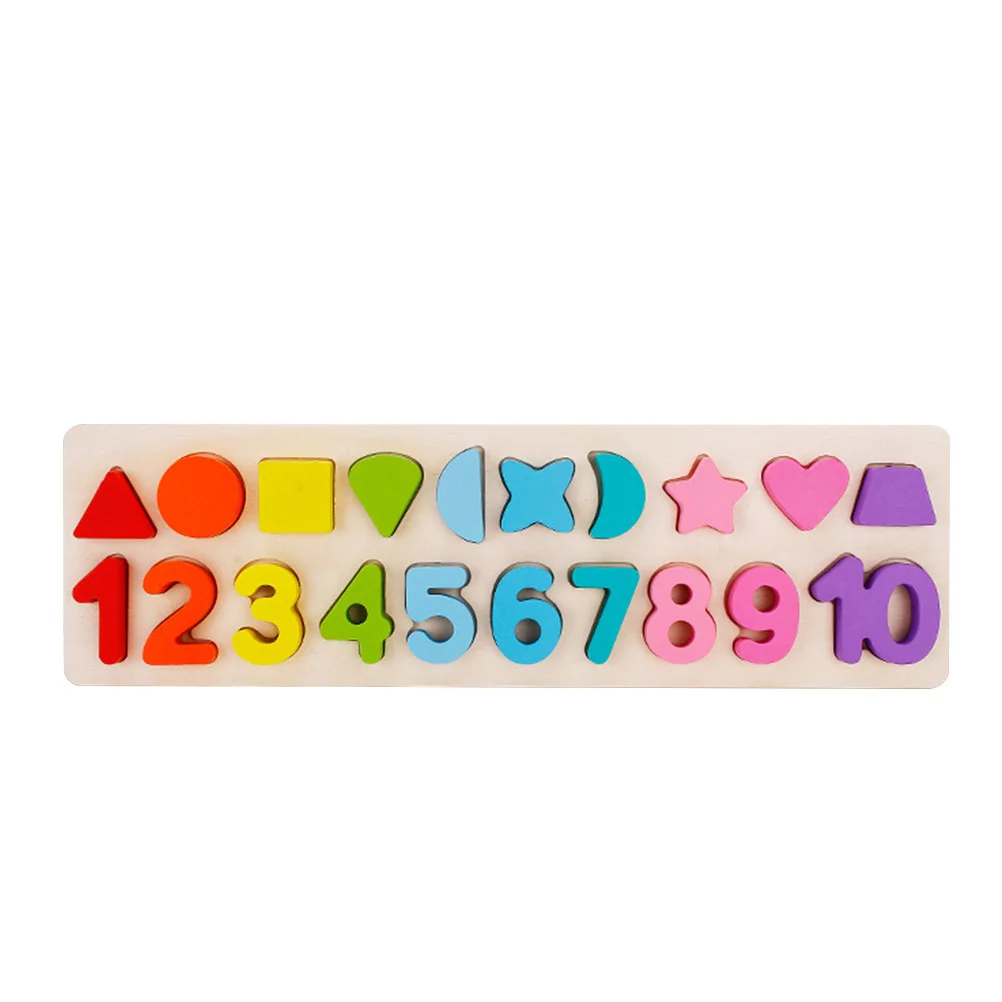 1 Set Wooden Shape Matching Boards Number Cognition Training Toys Block Playthings
1 Set Wooden Shape Matching Boards Number Cognition Training Toys Block Playthings