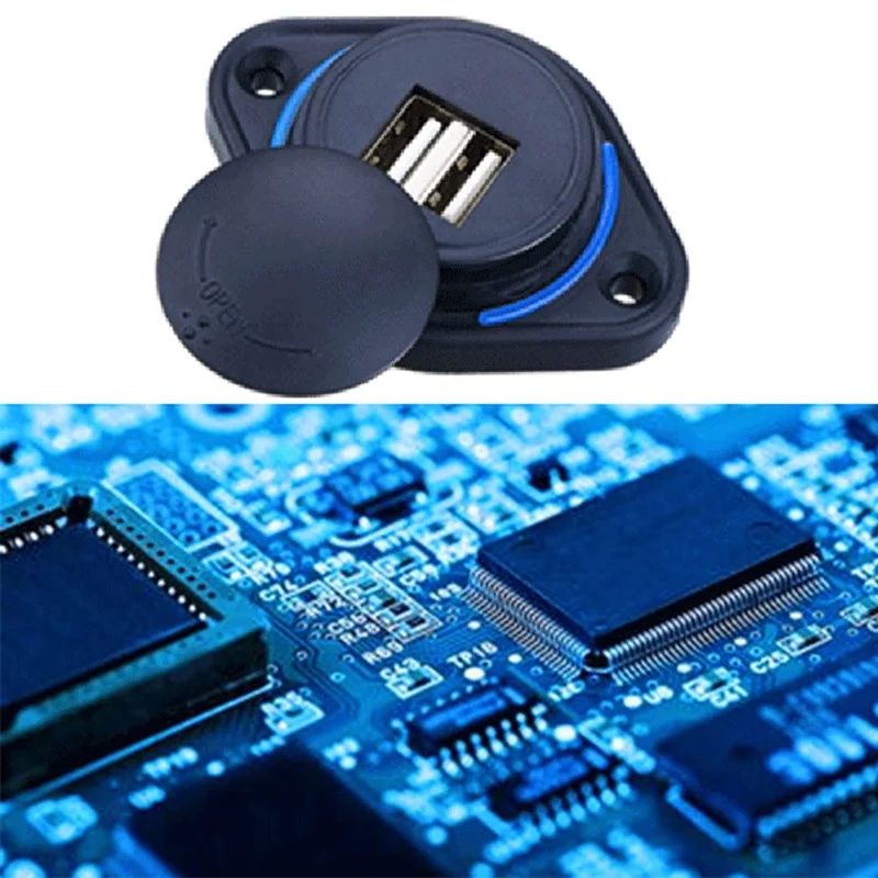 Car Dual USB Port Charger Power Adapter Waterproof LED Twin Socket Mobile Phone Charging Outlet Auto 12V/24V 3.1A Accessories
Car Dual USB Port Charger Power Adapter Waterproof LED Twin Socket Mobile Phone Charging Outlet Auto 12V/24V 3.1A Accessories