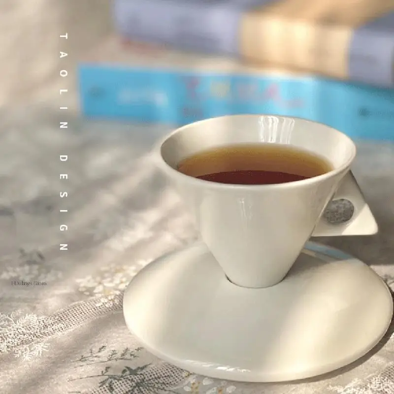 50ml Cone Coffee Cup And Saucer Plate Set Ceramic A Set Of Coffee Cups White Small Special Creative Coffee Cappuccino Cups
50ml Cone Coffee Cup And Saucer Plate Set Ceramic A Set Of Coffee Cups White Small Special Creative Coffee Cappuccino Cups
