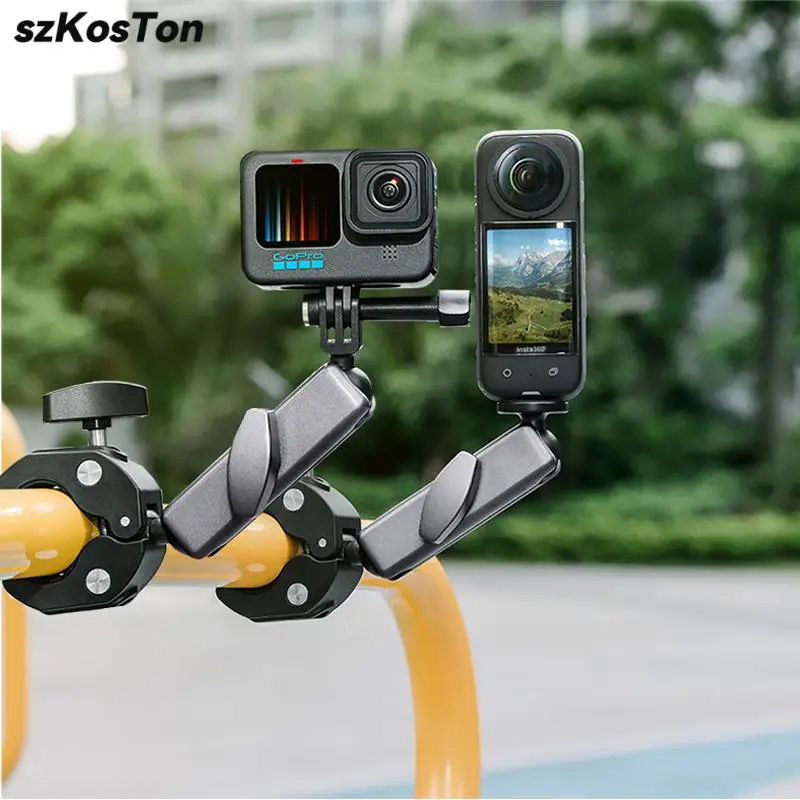 

Bike Motorcycle Handlebar Mount for DJI OSMO Action 4/3 Gopro 12/11/10/9/8/7/6/5 Insta360 ONE RS/R/ONE X3/X2 Accessories