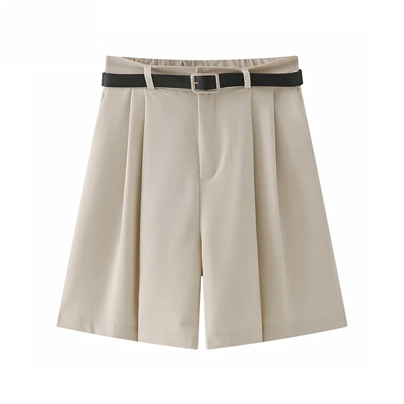 Leisure Suit Shorts Women's Summer Thin Small Wide Legged High Waisted And Draped Straight A-line Capris
Leisure Suit Shorts Women's Summer Thin Small Wide Legged High Waisted And Draped Straight A-line Capris