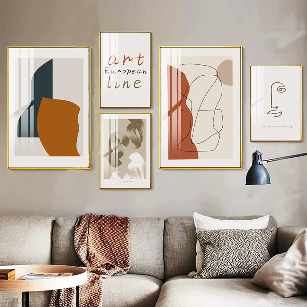 Modern Abstract Line Art Geometric Minimalist Canvas Painting Poster Print Wall Picture For Living Room Home Decor Frameless
Modern Abstract Line Art Geometric Minimalist Canvas Painting Poster Print Wall Picture For Living Room Home Decor Frameless