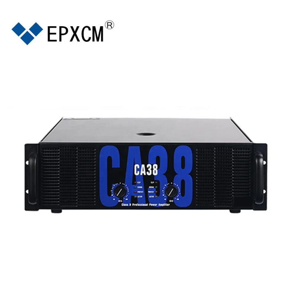 EPXCM/ CA38 профессиональный звуковой Стандартный усилитель мощности 1800 Вт, усилитель мощности аудио для сцены
EPXCM/ CA38 профессиональный звуковой Стандартный усилитель мощности 1800 Вт, усилитель мощности аудио для сцены