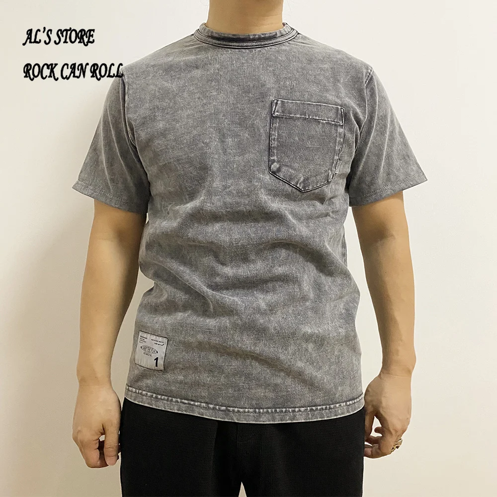 20S9 RockCanRoll US Size Super Quality 350GSM 12.5oz Heavy Casual Tee Soft Thick Washed Cotton Pocket T Shirt
20S9 RockCanRoll US Size Super Quality 350GSM 12.5oz Heavy Casual Tee Soft Thick Washed Cotton Pocket T Shirt