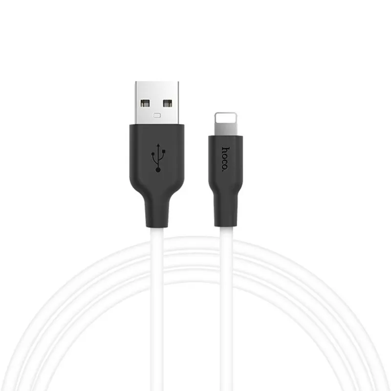 HOCO X21 Дата-кабель USB 2.0A для Apple 8-pin 1м | Мобильные телефоны и аксессуары