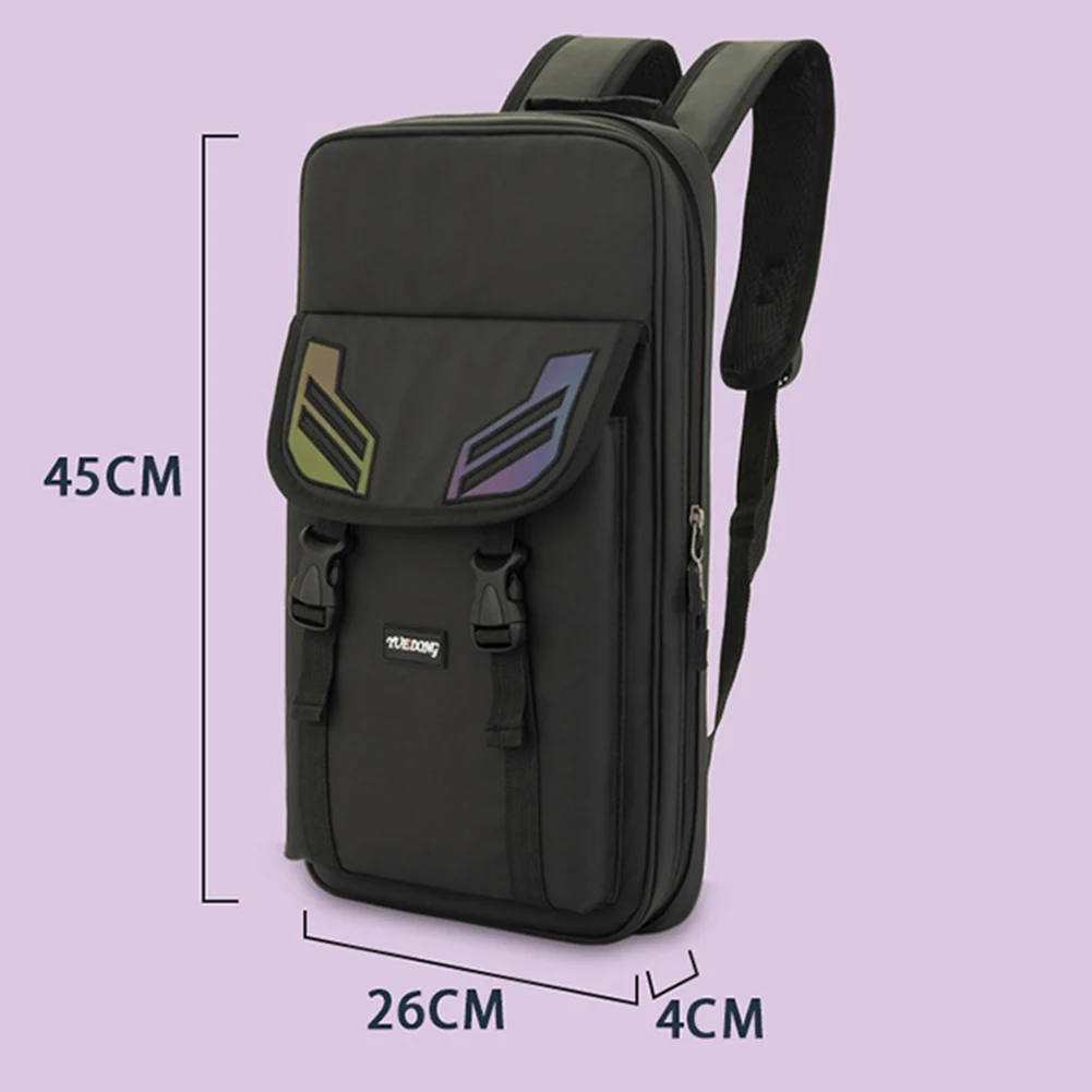 Drumsticks Bag Backpack Carry Case Storage Case Oxford Cloth Waterproof Drum Stick Bag Drumstick Accessories Pockets
Drumsticks Bag Backpack Carry Case Storage Case Oxford Cloth Waterproof Drum Stick Bag Drumstick Accessories Pockets