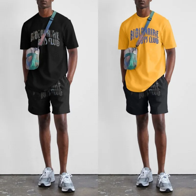 Summer 2023 Men's Outfits New High Street Oversized T-Shirts Casual Trendy Teen T-Shirts Shorts Street Menswear Free Shipping
Summer 2023 Men's Outfits New High Street Oversized T-Shirts Casual Trendy Teen T-Shirts Shorts Street Menswear Free Shipping