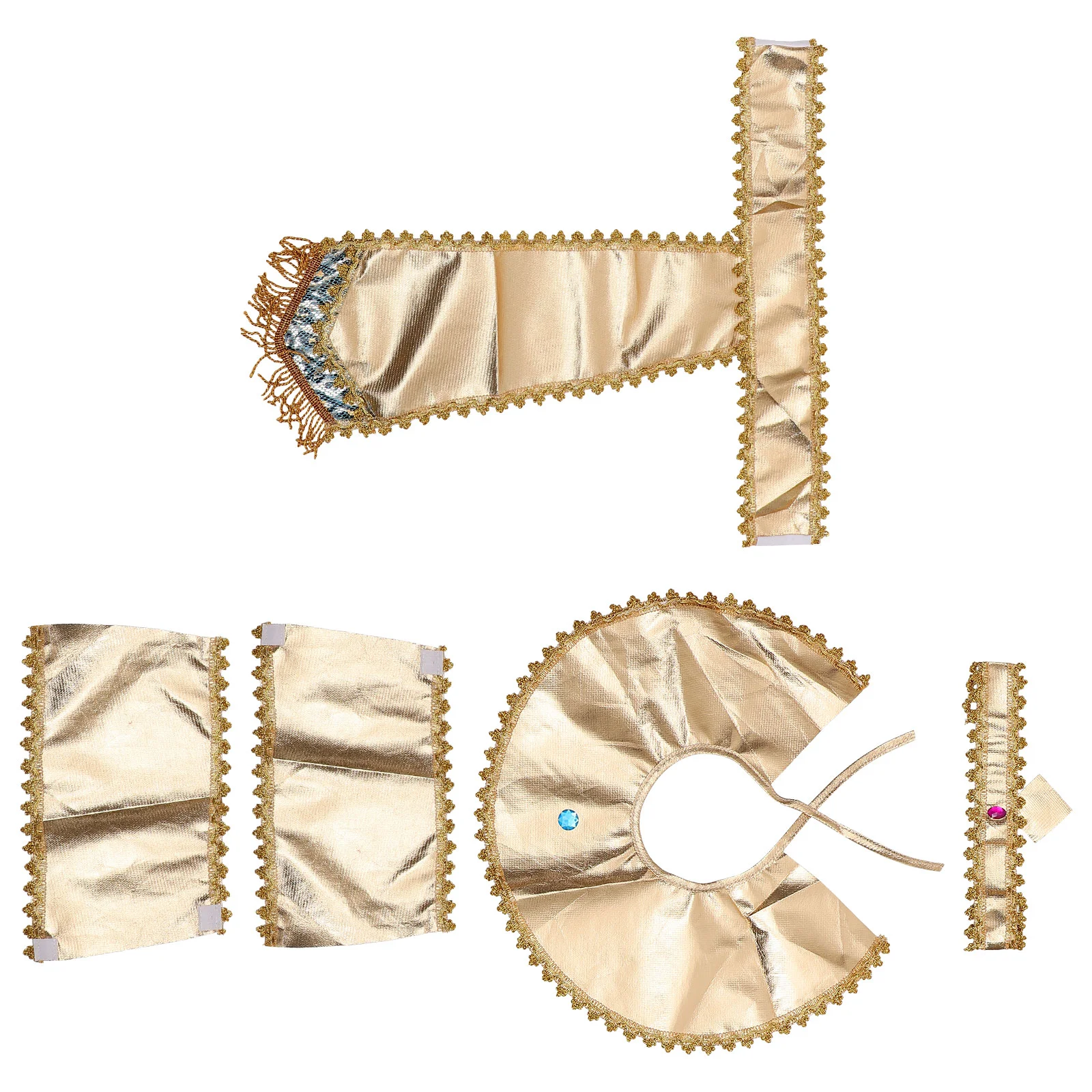 Egyptian Costume Accessory Adults Makeup Stuff Headpiece Pharaoh Cosplay Halloween Props Sleeve Supplies Aldult Kit
Egyptian Costume Accessory Adults Makeup Stuff Headpiece Pharaoh Cosplay Halloween Props Sleeve Supplies Aldult Kit