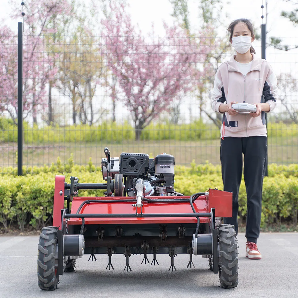 Agricultural Small Wheeled Smart Remote Control Lawn Trimmer Embankment Slope Lawn Mower
Agricultural Small Wheeled Smart Remote Control Lawn Trimmer Embankment Slope Lawn Mower