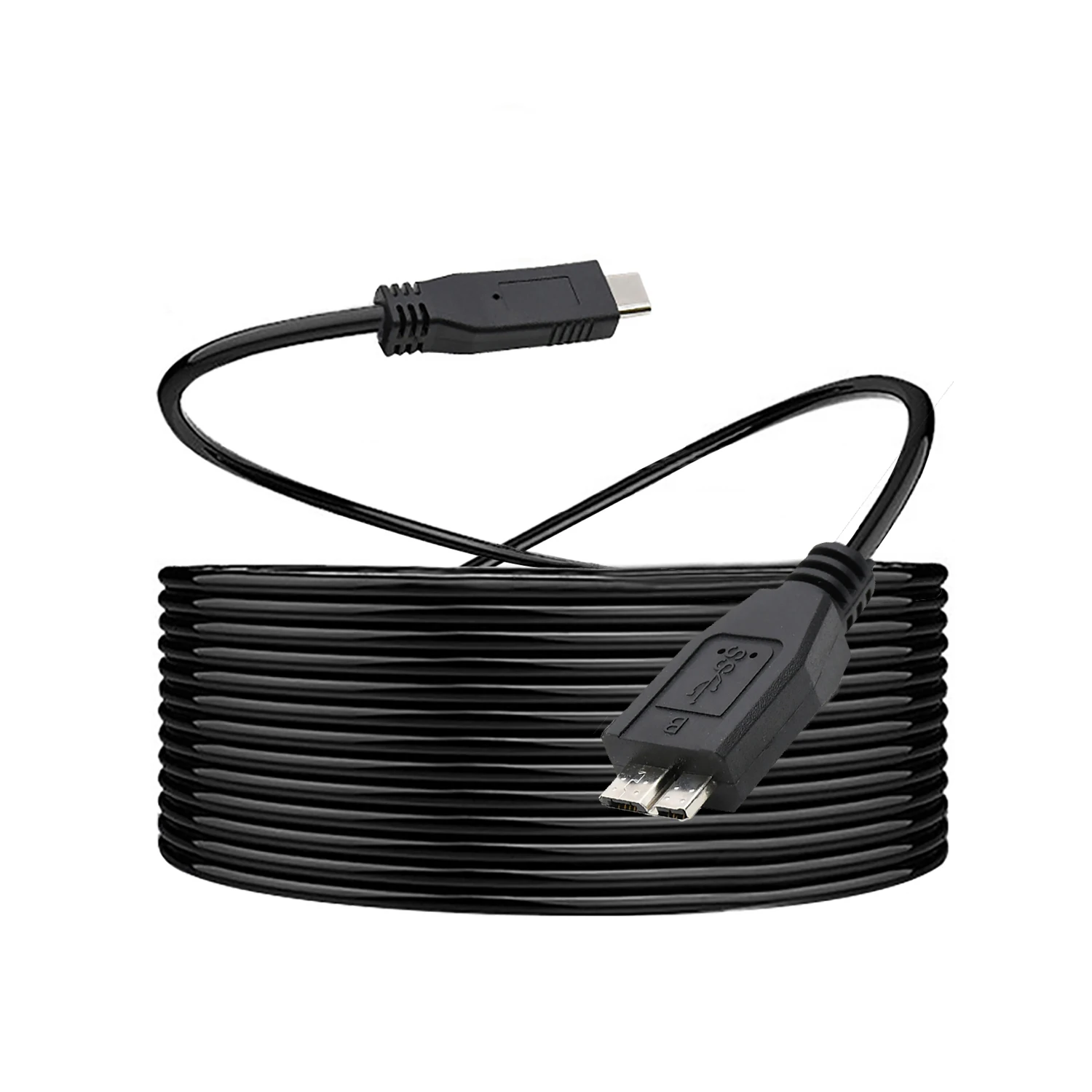 USB C to Micro B Cable 5M Tethered Shooting Type-c to Micro B 3.0 External Hard Drive Cable 5Gbps for MacBook Pro Air, Galaxy S5
USB C to Micro B Cable 5M Tethered Shooting Type-c to Micro B 3.0 External Hard Drive Cable 5Gbps for MacBook Pro Air, Galaxy S5