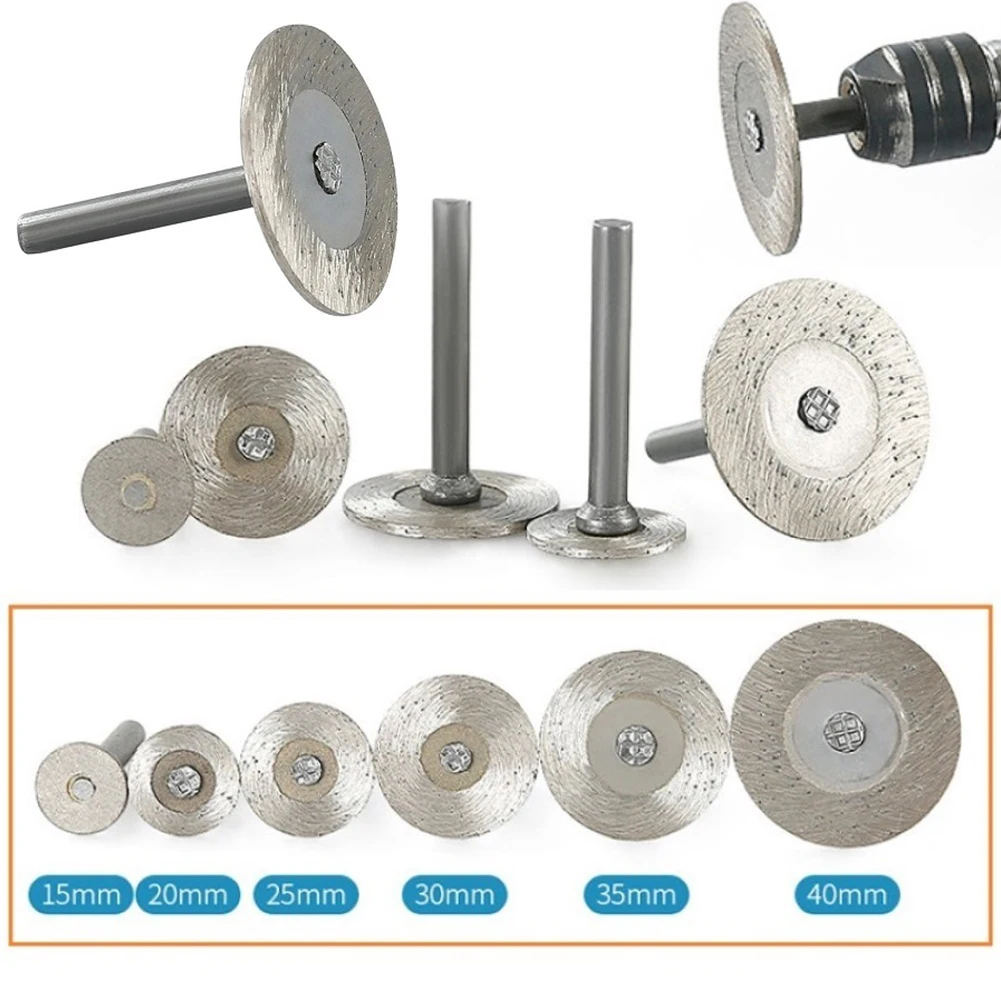 1pc 6mm Shank Saw Diamond Cutting Circular Saw Blade With Mandrel For Wood Metal Granite Marble Cutting 15/20/25/30/35/40mm
1pc 6mm Shank Saw Diamond Cutting Circular Saw Blade With Mandrel For Wood Metal Granite Marble Cutting 15/20/25/30/35/40mm