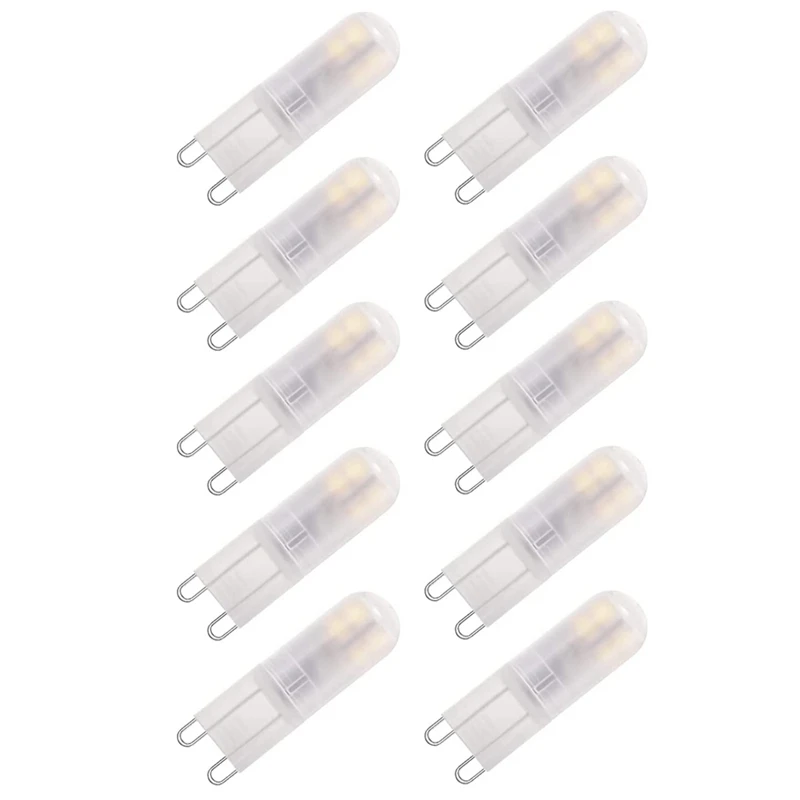 G9 LED Bulbs 2W Equivalent To G9 Halogen Bulbs 20W 25W 28W, G9 LED Light Bulbs Cool White 6000K, 360Degree Beam Angle
G9 LED Bulbs 2W Equivalent To G9 Halogen Bulbs 20W 25W 28W, G9 LED Light Bulbs Cool White 6000K, 360Degree Beam Angle