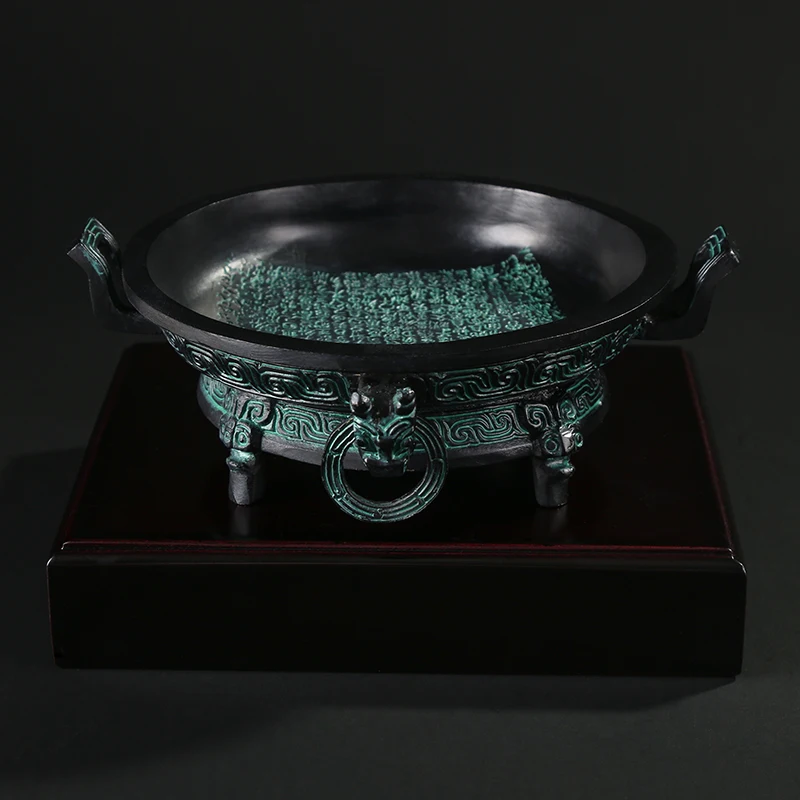 Pure bronze crafts antique topaz treasure basin fortune ornaments home furnishings business housewarming gifts decorations
Pure bronze crafts antique topaz treasure basin fortune ornaments home furnishings business housewarming gifts decorations