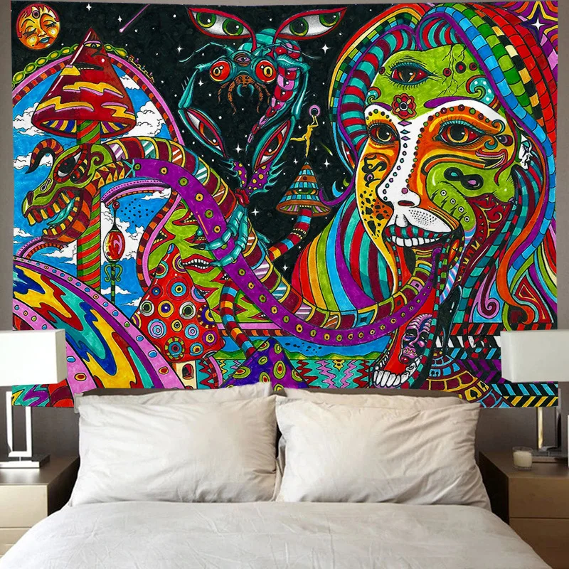 Psychedelic Graffiti Tapestry 3D All Over Printed Tapestrying Rectangular Home Decor Wall Hanging 02
Psychedelic Graffiti Tapestry 3D All Over Printed Tapestrying Rectangular Home Decor Wall Hanging 02