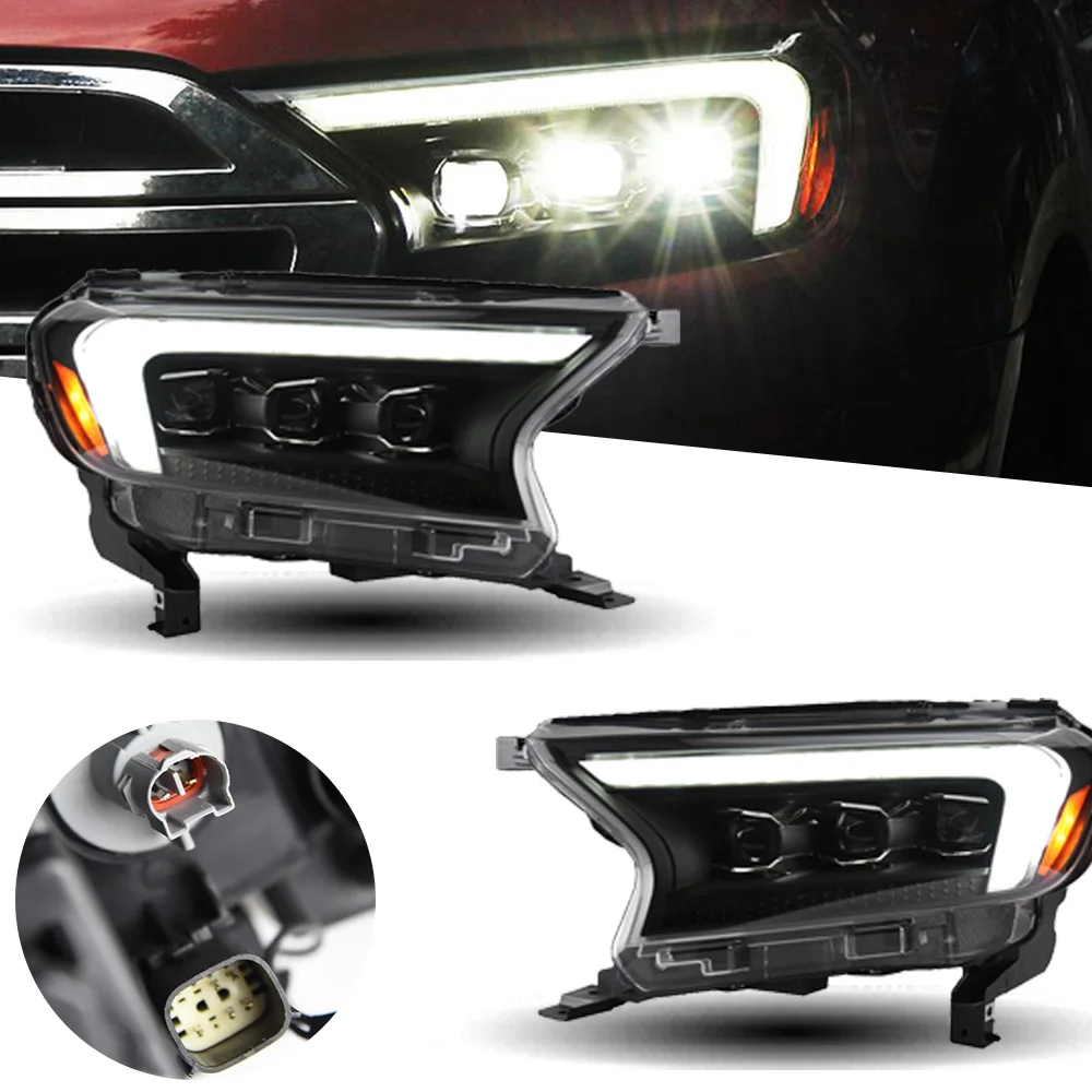 Headlight For Ford Ranger Everest LED Headlights 2015-2021 Head Lamp Car Styling DRL Signal Projector Lens Auto Accessories
Headlight For Ford Ranger Everest LED Headlights 2015-2021 Head Lamp Car Styling DRL Signal Projector Lens Auto Accessories