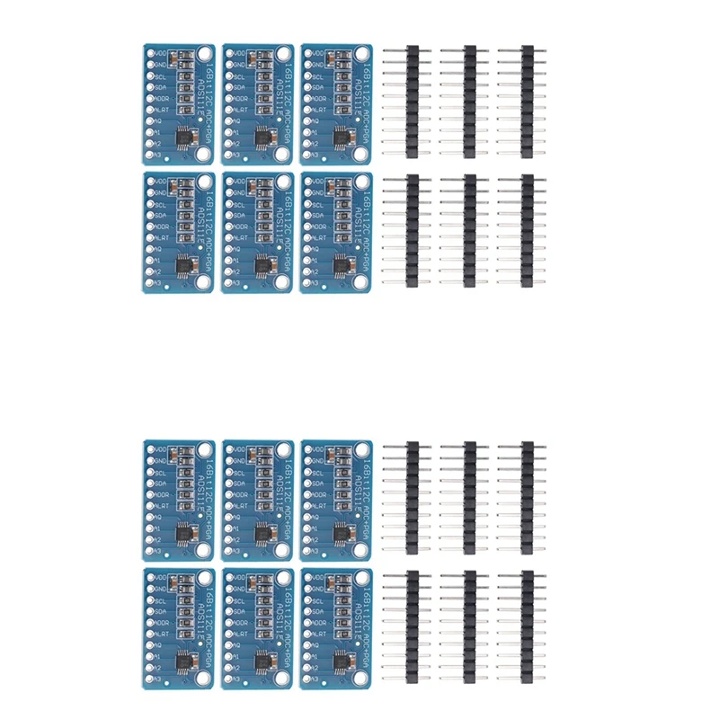 Hot 12 PCS ADS1115 Analog To Digital Converter 16 Bit ADC Module Converter With Programmable Gain Amplifier For Raspberry Pi
Hot 12 PCS ADS1115 Analog To Digital Converter 16 Bit ADC Module Converter With Programmable Gain Amplifier For Raspberry Pi