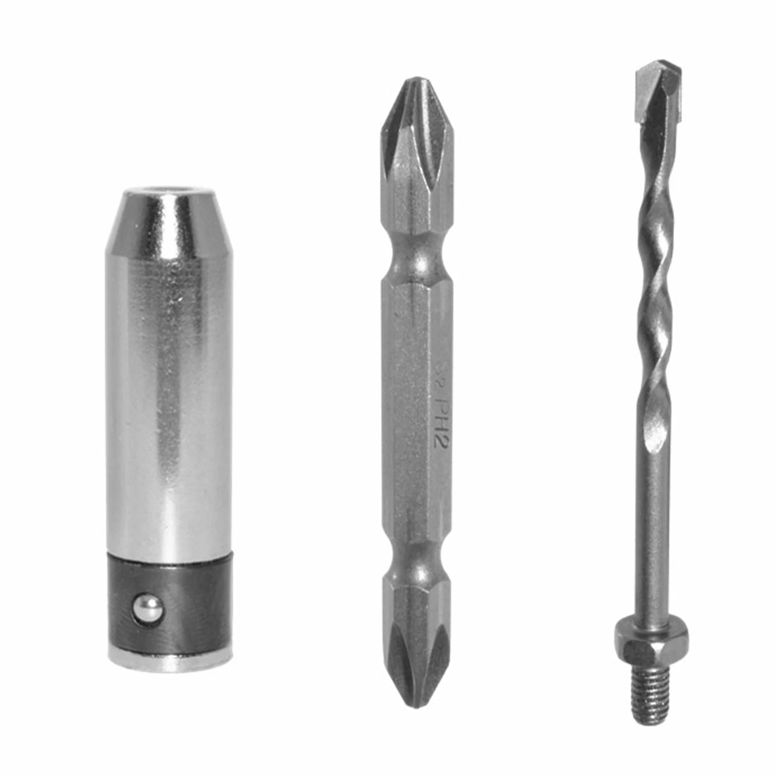 3pcs Easy Use Screwdriver Head Drill Bit Set Home Metal Plate With Socket Power Tool Integrated Professional Accessories
3pcs Easy Use Screwdriver Head Drill Bit Set Home Metal Plate With Socket Power Tool Integrated Professional Accessories