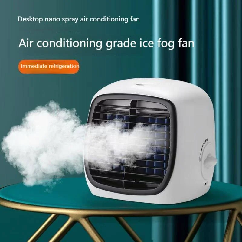 Desktop Air Cooler Portable Mini Air Conditioner Cooling with Ice High Air Volume Space Cooler Fan Mini Desk Fan
Desktop Air Cooler Portable Mini Air Conditioner Cooling with Ice High Air Volume Space Cooler Fan Mini Desk Fan