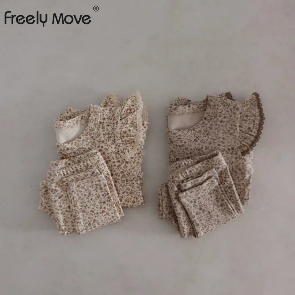 Freely Move Toddler Baby Girls Outfits Pajama Children Pajamas Set Floral Cotton Clothes Pants Set Sleepwear Kids Pajamas Kids
Freely Move Toddler Baby Girls Outfits Pajama Children Pajamas Set Floral Cotton Clothes Pants Set Sleepwear Kids Pajamas Kids