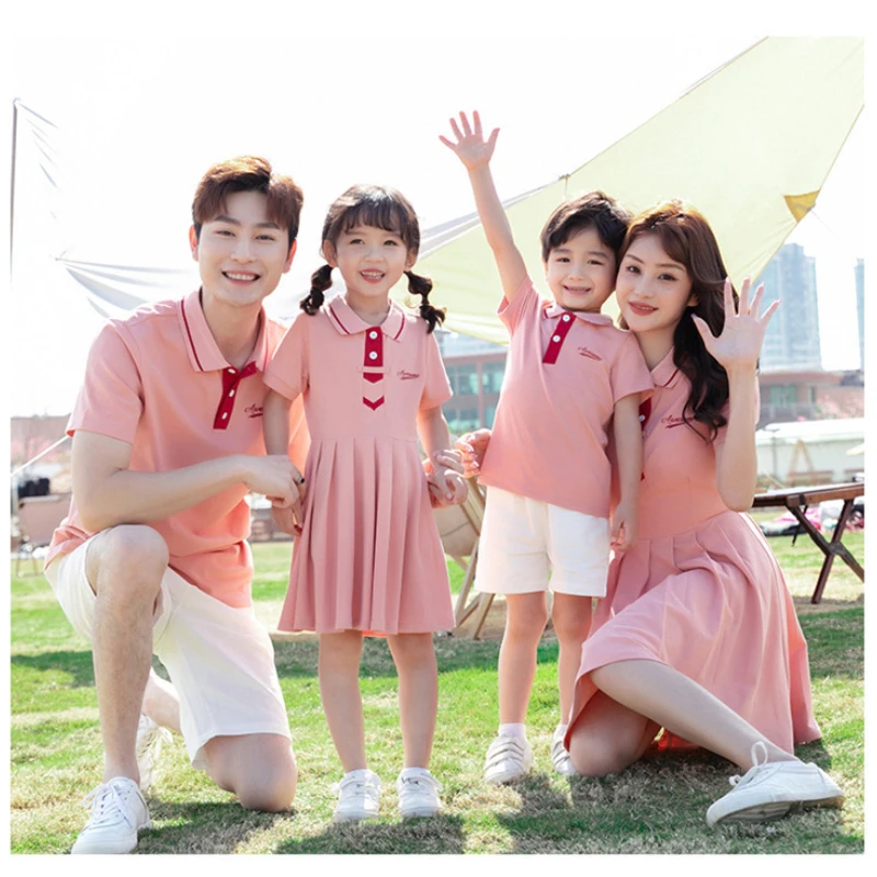 Family Summer Looks Parent-child Matching Clothing for All The Family Mom Dad and Baby Girl Boy Clothes Mommy and Daughter Dress
Family Summer Looks Parent-child Matching Clothing for All The Family Mom Dad and Baby Girl Boy Clothes Mommy and Daughter Dress
