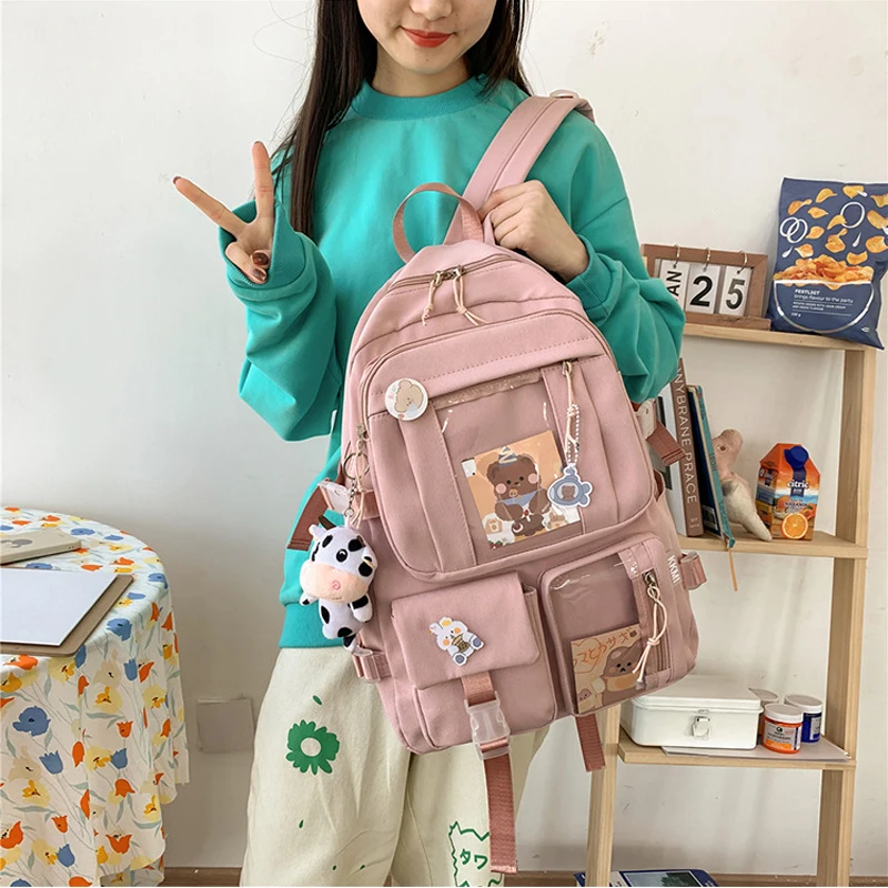 Japanese schoolbag female Korean version junior high school student backpack cute girl heart primary school student backpack
Japanese schoolbag female Korean version junior high school student backpack cute girl heart primary school student backpack