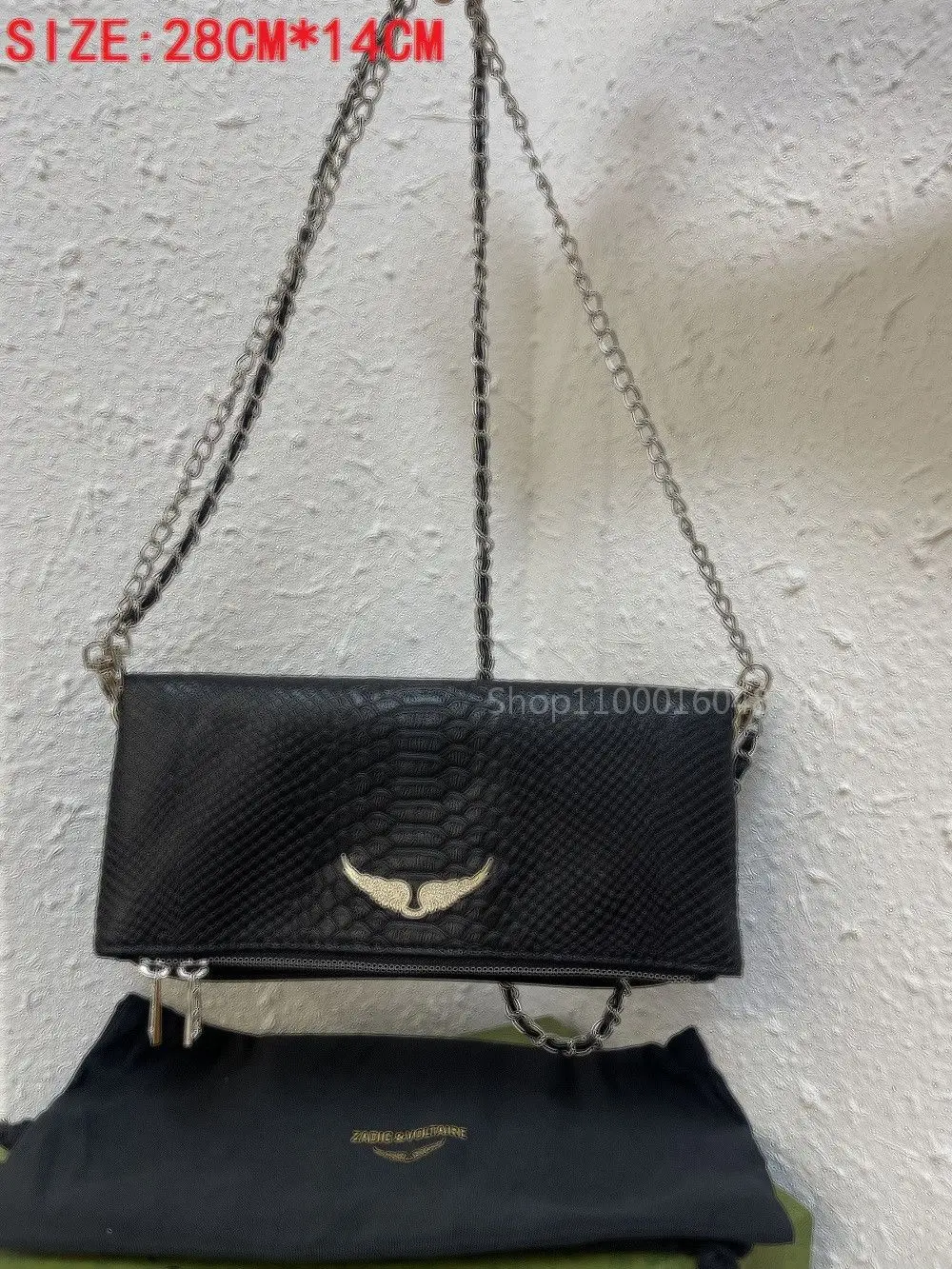 2023 Fashion Zadig Bag Designer Brand Women Wings Classic Bag Vintage Black Rocky Studded Shoulder Crossbody Party luxury Bag
2023 Fashion Zadig Bag Designer Brand Women Wings Classic Bag Vintage Black Rocky Studded Shoulder Crossbody Party luxury Bag