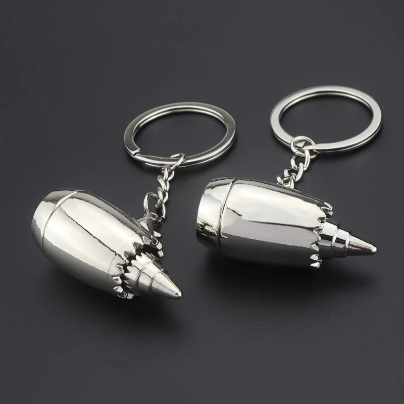 New engine key chain creative car key chain airline promotion gift small pendant aircraft key chain
New engine key chain creative car key chain airline promotion gift small pendant aircraft key chain