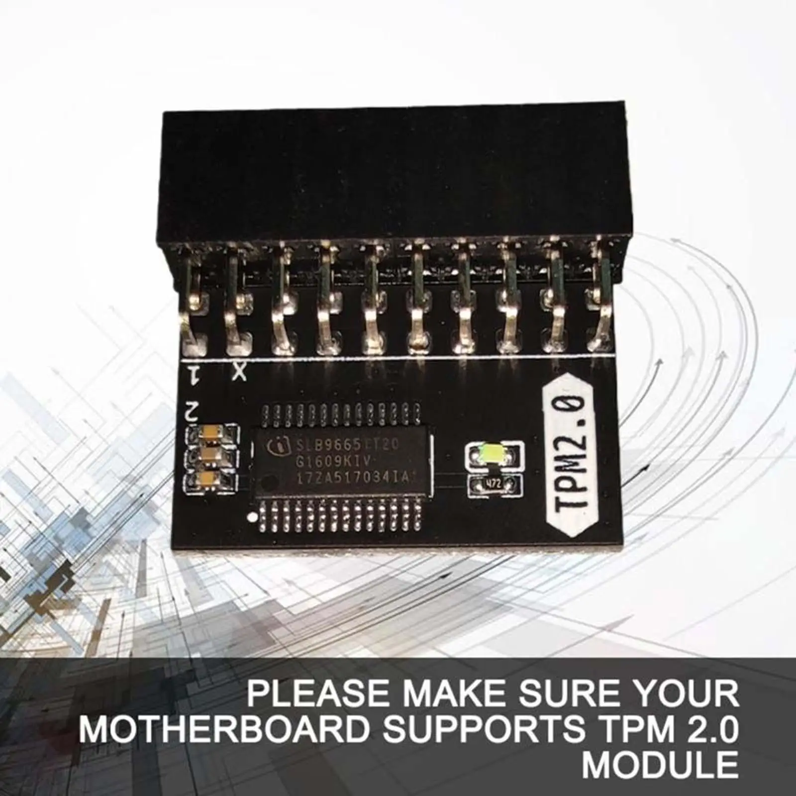 Tpm2.0 модуль Lpc 20-1Pin металлический черный 20 Pin защитный модуль Lpc 20Pin модуль для Gigabyte Gc-Tpm2.0 аксессуары Замена
Tpm2.0 модуль Lpc 20-1Pin металлический черный 20 Pin защитный модуль Lpc 20Pin модуль для Gigabyte Gc-Tpm2.0 аксессуары Замена