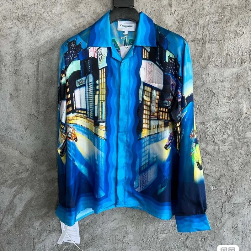 Casablanca Shirt High Quality Soft True Night Long Sleeved Hawaiian Shirt For Men Women
Casablanca Shirt High Quality Soft True Night Long Sleeved Hawaiian Shirt For Men Women