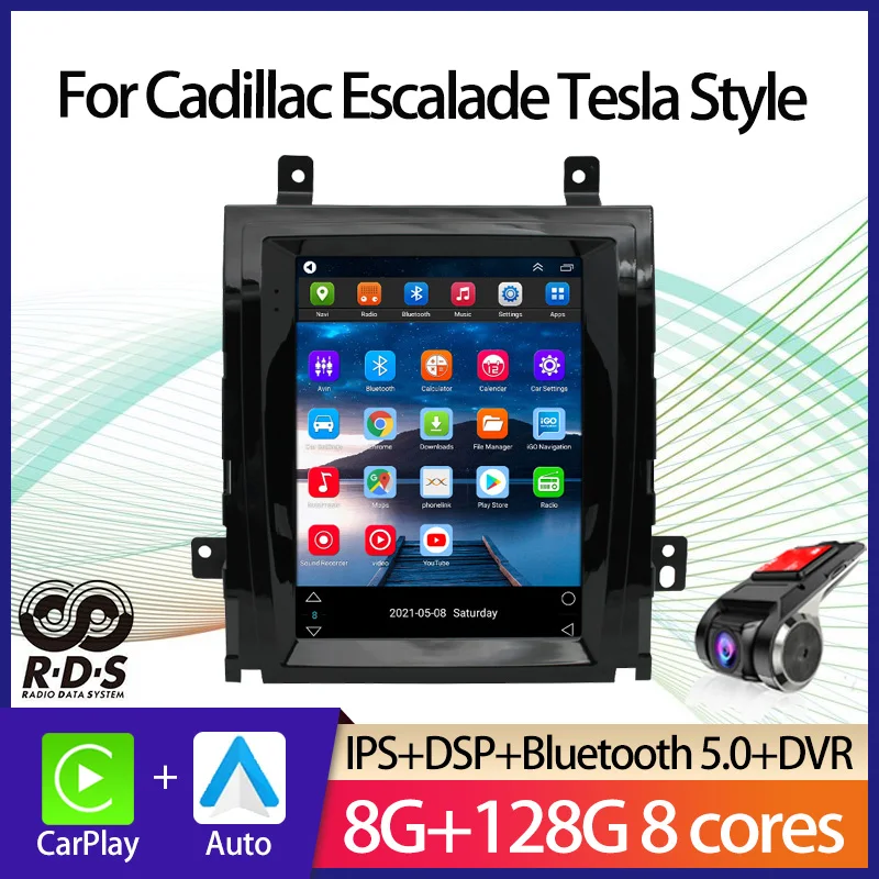 Android 11 Car GPS Navigation For Cadillac Escalade Tesla Style Car Radio Stereo Multimedia Player
Android 11 Car GPS Navigation For Cadillac Escalade Tesla Style Car Radio Stereo Multimedia Player