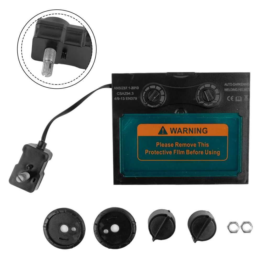 Automated Filter Welding Helmet Lens Spare Parts 110 X 90 X 9mm Accessories Auto Darken Auto Dimming High Quality
Automated Filter Welding Helmet Lens Spare Parts 110 X 90 X 9mm Accessories Auto Darken Auto Dimming High Quality