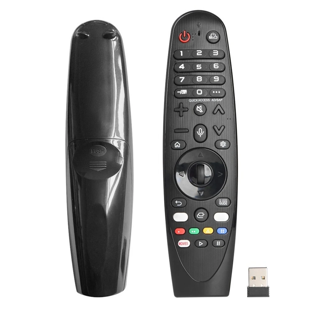 ABS Remote Control with USB Receiver TV Remote Control Replacement for LG Smart TV for LG AN-MR20GA MR650 for MR19BA AKB75855501
ABS Remote Control with USB Receiver TV Remote Control Replacement for LG Smart TV for LG AN-MR20GA MR650 for MR19BA AKB75855501