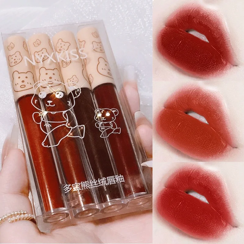 6 Colors Matte Velvet Lip Glaze Long Lasting Moisturizing Silky Texture Waterproof Not Easy To Fade Sexy Red Lip Gloss Makeup
6 Colors Matte Velvet Lip Glaze Long Lasting Moisturizing Silky Texture Waterproof Not Easy To Fade Sexy Red Lip Gloss Makeup
