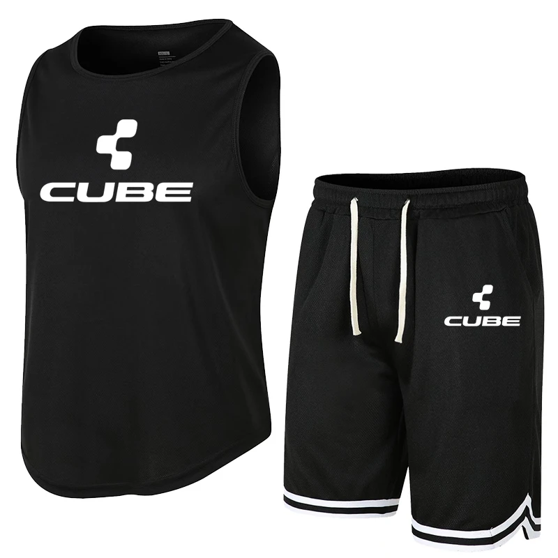 CUBE Sports Shorts Set Summer Men Tracksuits Vest Two Piece Set 2022 Casual Men's Short Sets Fashion Track Suit Brand Clothing
CUBE Sports Shorts Set Summer Men Tracksuits Vest Two Piece Set 2022 Casual Men's Short Sets Fashion Track Suit Brand Clothing