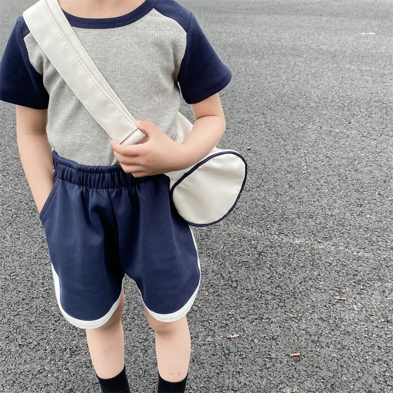 MILA CHOU 2022 Summer Children Casual Short-sleeve T-shirt + Shorts 2Pcs Suit Boy Girl Cotton O-neck Tee Pants Set Kids Outfit
MILA CHOU 2022 Summer Children Casual Short-sleeve T-shirt + Shorts 2Pcs Suit Boy Girl Cotton O-neck Tee Pants Set Kids Outfit