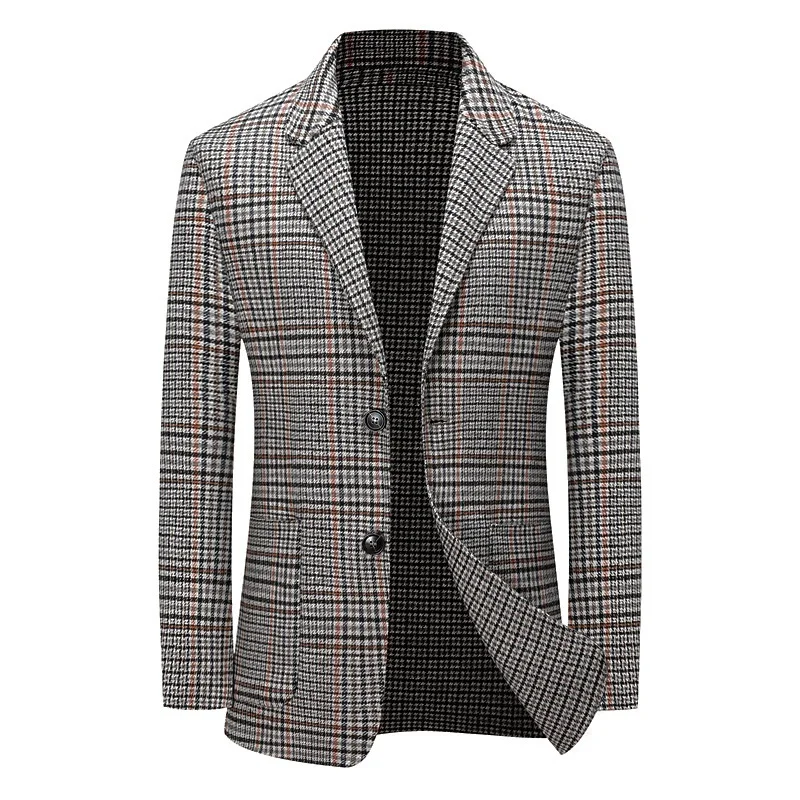 2023 New Arrival Autumn High Quality 60% Wool Plaid Casual Blazer Men,men's Wool Jackets Men Blazer Slim Fit
2023 New Arrival Autumn High Quality 60% Wool Plaid Casual Blazer Men,men's Wool Jackets Men Blazer Slim Fit