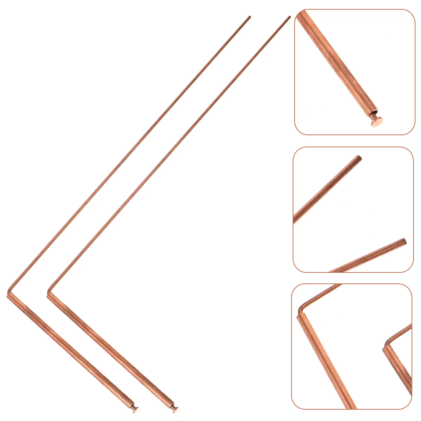 2 Pcs Dowsing Tool Pen Shape Rods Tools Gold Home Divining Copper Amateurs Useful
2 Pcs Dowsing Tool Pen Shape Rods Tools Gold Home Divining Copper Amateurs Useful