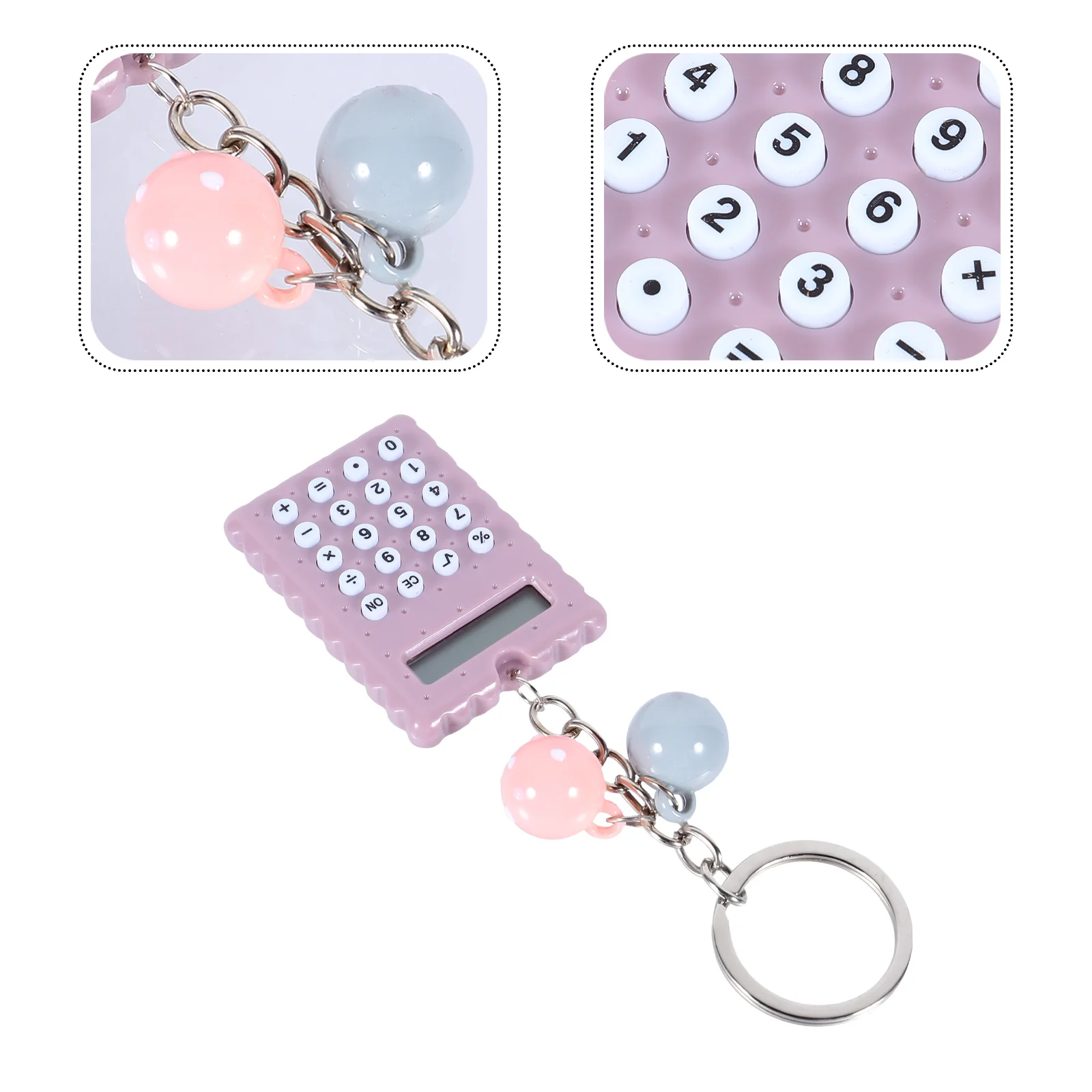 1Pc 8-Digit Display Durable Student Stationery Keychain Design Calculator Pocket Calculator 
1Pc 8-Digit Display Durable Student Stationery Keychain Design Calculator Pocket Calculator