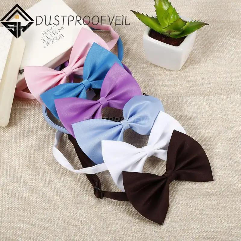Colorful Pet Dog Cat Necklace Solid Color Puppy Necktie Bow Tie Dog Pet Supplies Ties Collar Pet Dog Bow Tie Decorate Adjustable
Colorful Pet Dog Cat Necklace Solid Color Puppy Necktie Bow Tie Dog Pet Supplies Ties Collar Pet Dog Bow Tie Decorate Adjustable