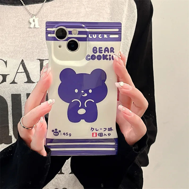 Creative Candy Shell Cartoon Blue Bear Phone Case Cover for IPhone 11 12 13 Pro X XR XS Max Shockproof Case for IPhone 13 Cases
Creative Candy Shell Cartoon Blue Bear Phone Case Cover for IPhone 11 12 13 Pro X XR XS Max Shockproof Case for IPhone 13 Cases