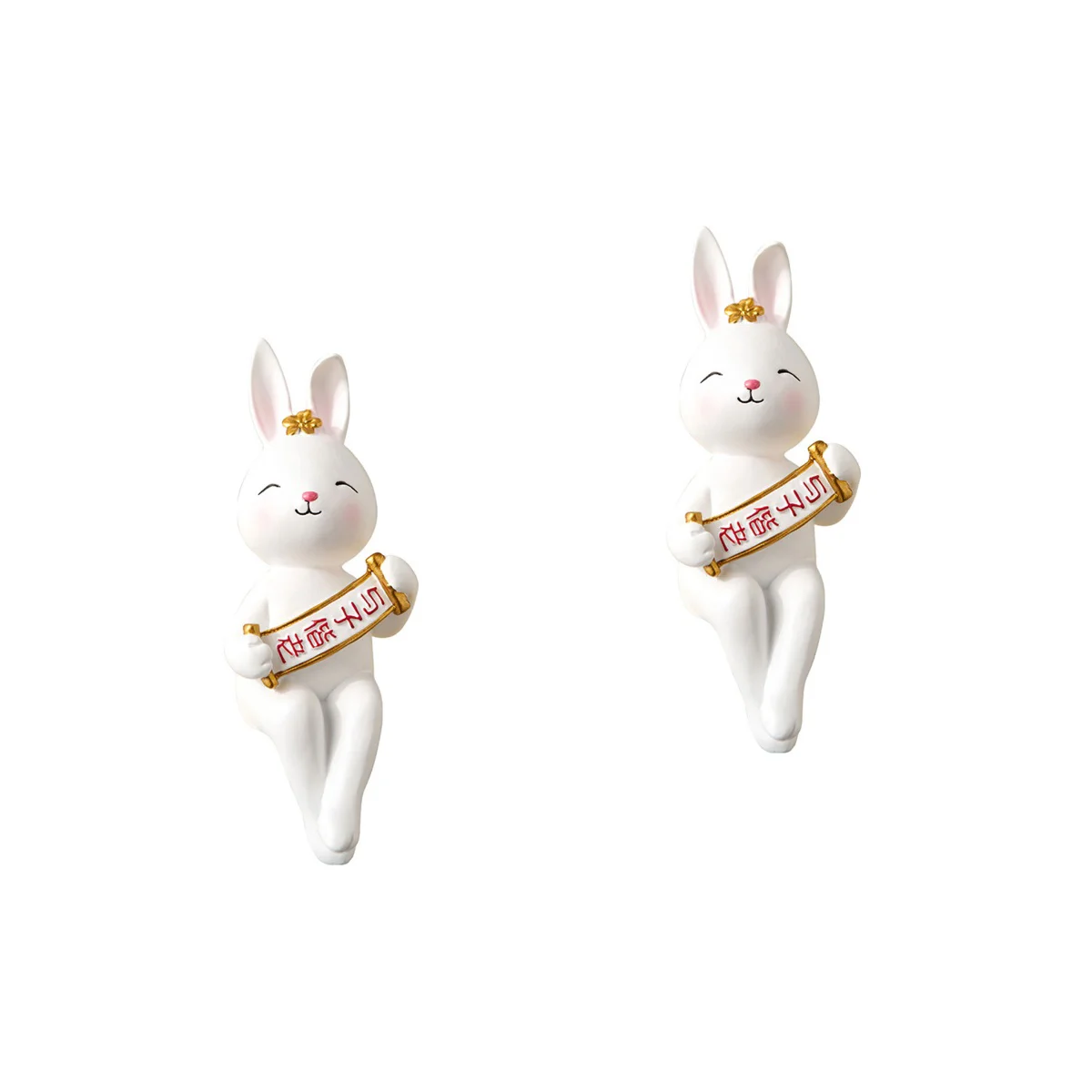 2x Resin Rabbit Sculpture Rabbit Sculpture Desktop Rabbit Statue Wedding Rabbit Decor Resin Bunny Figure for Party Wedding Room
2x Resin Rabbit Sculpture Rabbit Sculpture Desktop Rabbit Statue Wedding Rabbit Decor Resin Bunny Figure for Party Wedding Room