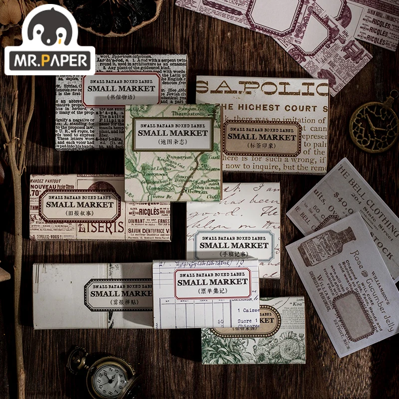 JIUMO 8 Design Mojing Small Market Series Label Stickers Decorative Diary Stickers Scrapbook Decorative Stationery Stickers
JIUMO 8 Design Mojing Small Market Series Label Stickers Decorative Diary Stickers Scrapbook Decorative Stationery Stickers