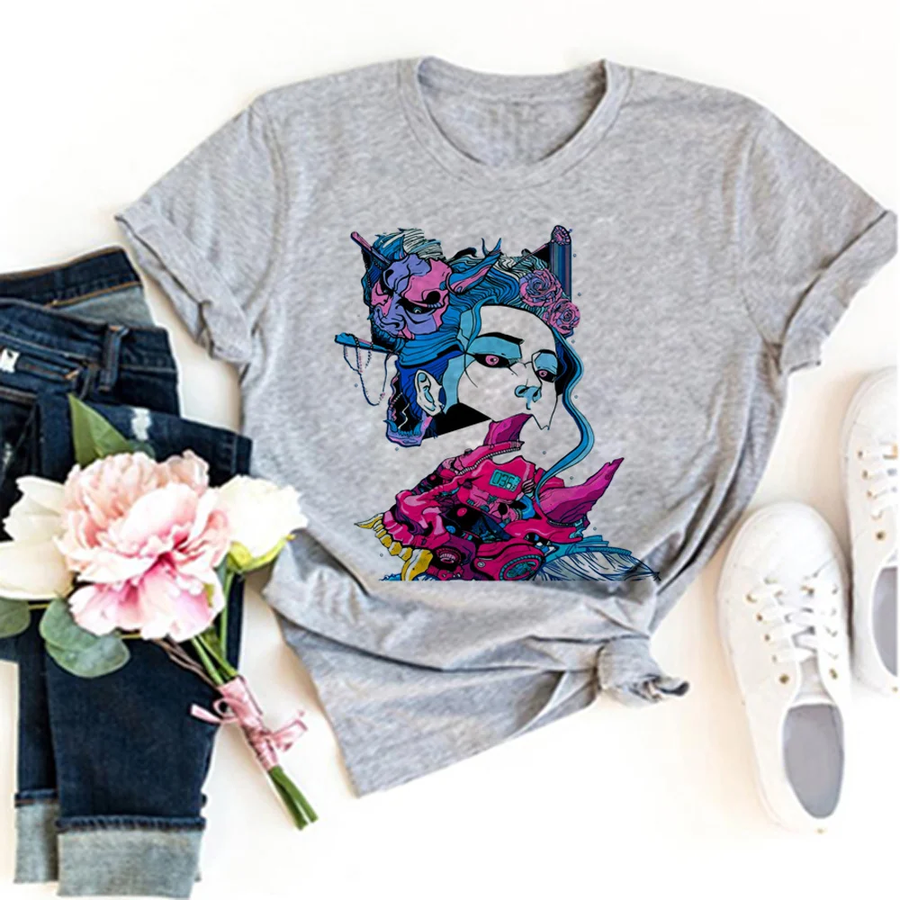 Cyberpunk Samurai Demon Mask Japanese Girl top women summer graphic t shirt female y2k comic harajuku clothing
Cyberpunk Samurai Demon Mask Japanese Girl top women summer graphic t shirt female y2k comic harajuku clothing