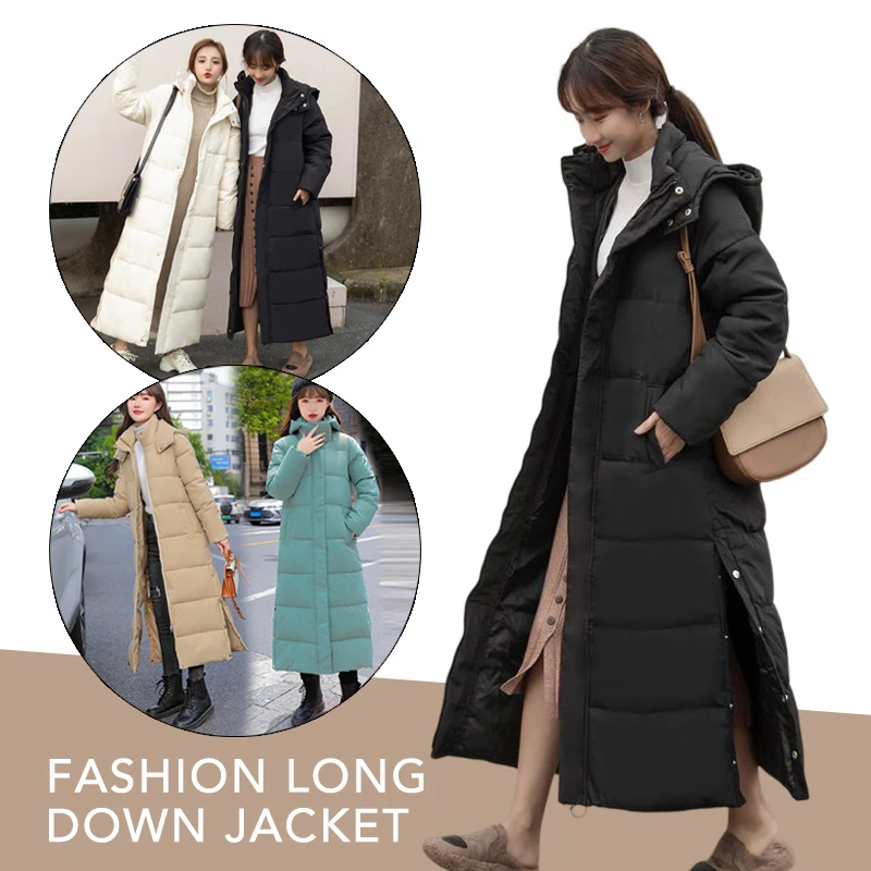Khaki/Black/White Winter Long Coat Women Cotton Padded Jacket Hooded Stand Collar Pocket Overcoat Fashion Outwear Plus Size 3XL
Khaki/Black/White Winter Long Coat Women Cotton Padded Jacket Hooded Stand Collar Pocket Overcoat Fashion Outwear Plus Size 3XL
