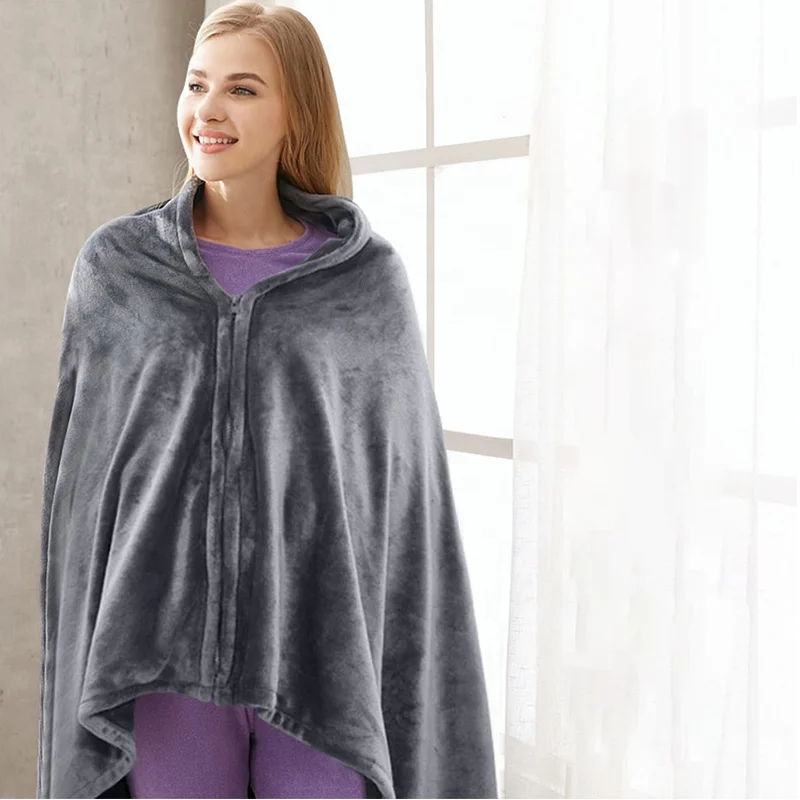 New Heated Shawl USB Electric Blanket Heating Warm Coral Fleece Plush 3-speed Adjust Temperature Winter Large Zipper Washable
New Heated Shawl USB Electric Blanket Heating Warm Coral Fleece Plush 3-speed Adjust Temperature Winter Large Zipper Washable