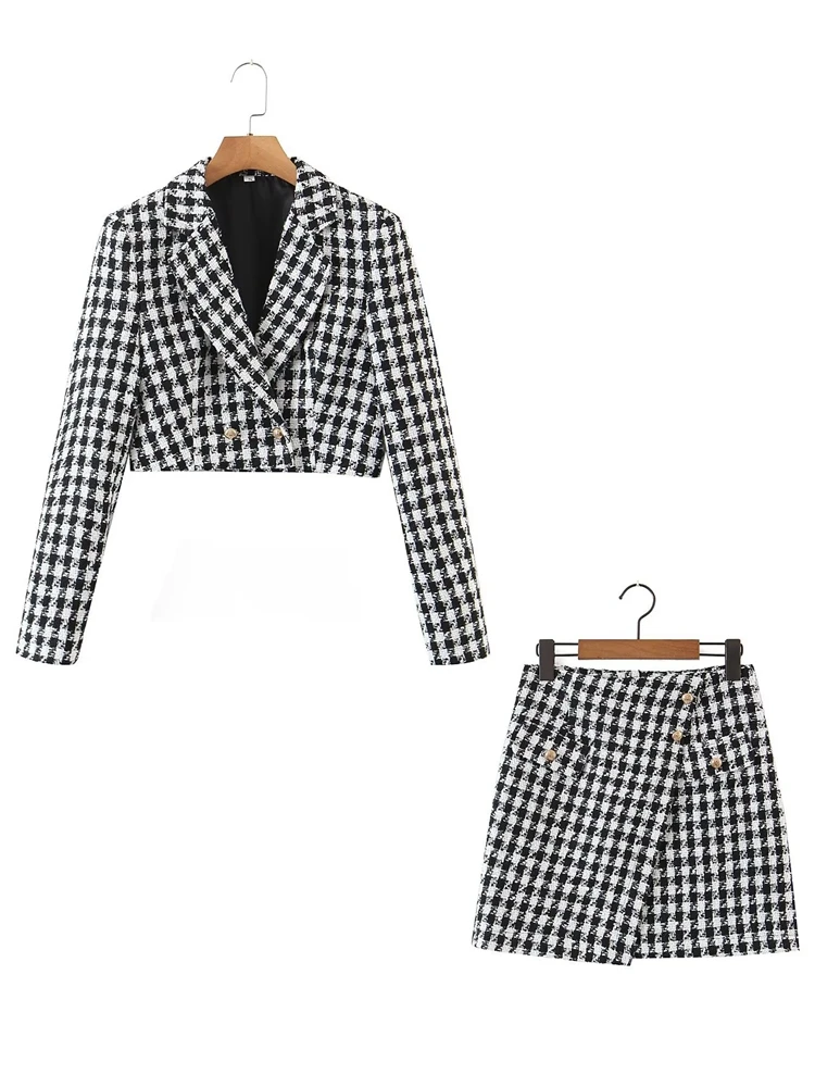 2022 Chic Women Tweed Suit Skirt Set Fashion Ins New Suit 2 Piece Set Blazer and Skirt
2022 Chic Women Tweed Suit Skirt Set Fashion Ins New Suit 2 Piece Set Blazer and Skirt
