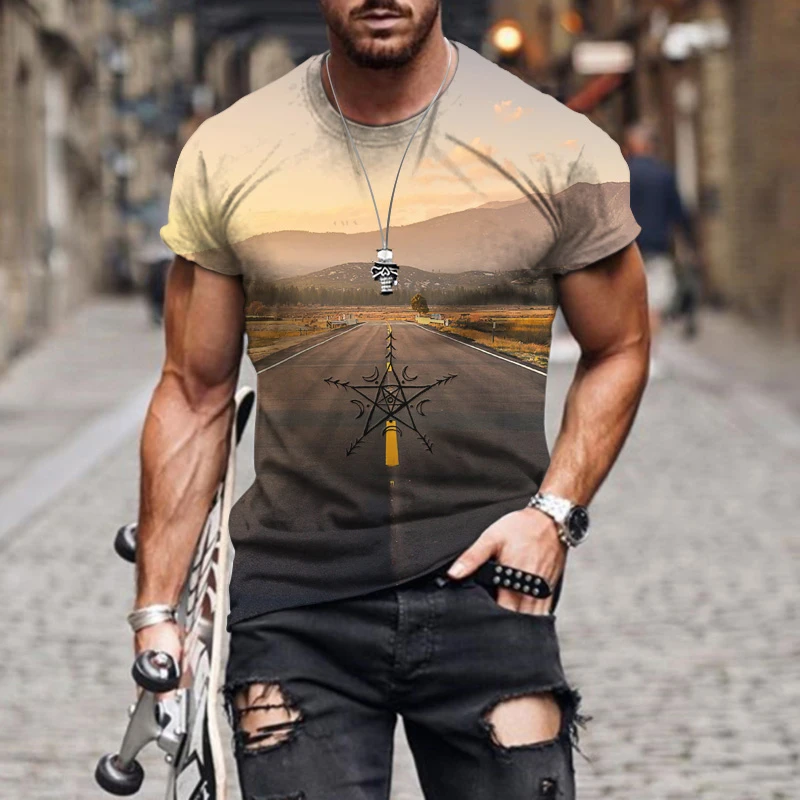 Hot Selling New Fashion O-neck Men's Oversized T-shirt 3D Basic Printing Top Summer Loose Short-sleeved Casual Shirt
Hot Selling New Fashion O-neck Men's Oversized T-shirt 3D Basic Printing Top Summer Loose Short-sleeved Casual Shirt