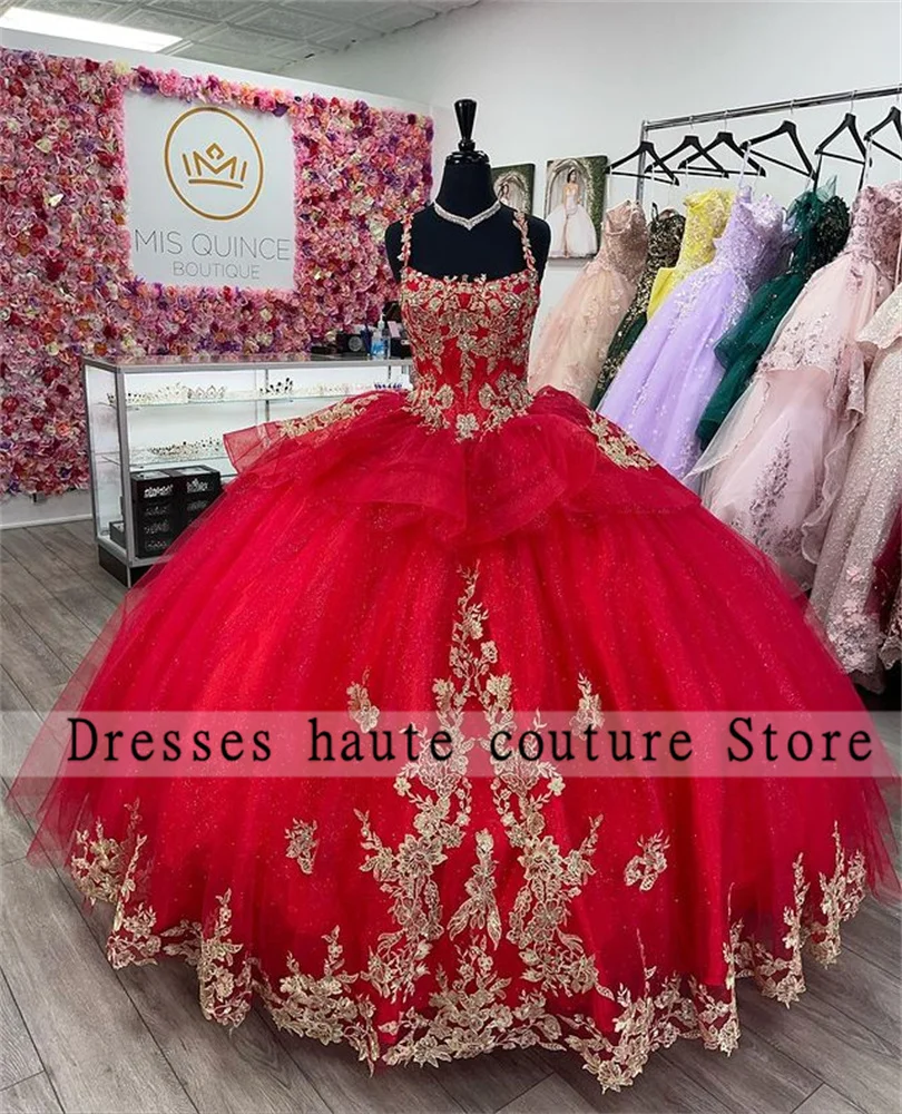 New Luxury Red Lace Quinceanera Dresses Ball Gown 2023 Tulle Beaded Applique Ruffles Sweet 16 Dress Vestido De Xv
New Luxury Red Lace Quinceanera Dresses Ball Gown 2023 Tulle Beaded Applique Ruffles Sweet 16 Dress Vestido De Xv