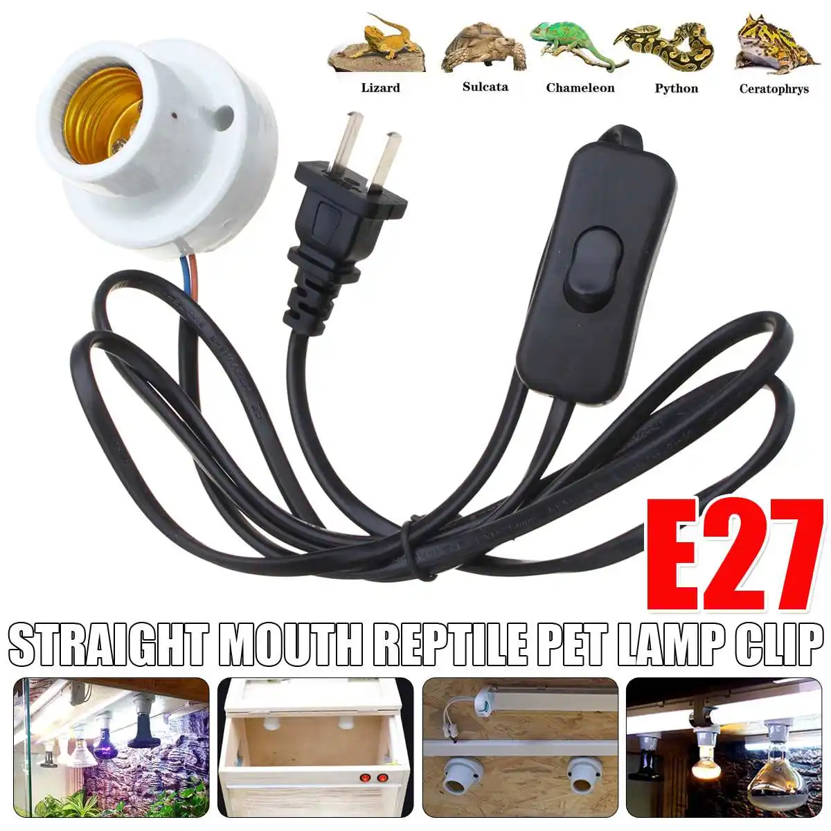 Лампа для рептилий 300 Вт Уфа/уфв тепловой абажур для животных, абажур для черепахи, УФ светильник, амфибии, ящерицы, регулятор температуры
Лампа для рептилий 300 Вт Уфа/уфв тепловой абажур для животных, абажур для черепахи, УФ светильник, амфибии, ящерицы, регулятор температуры